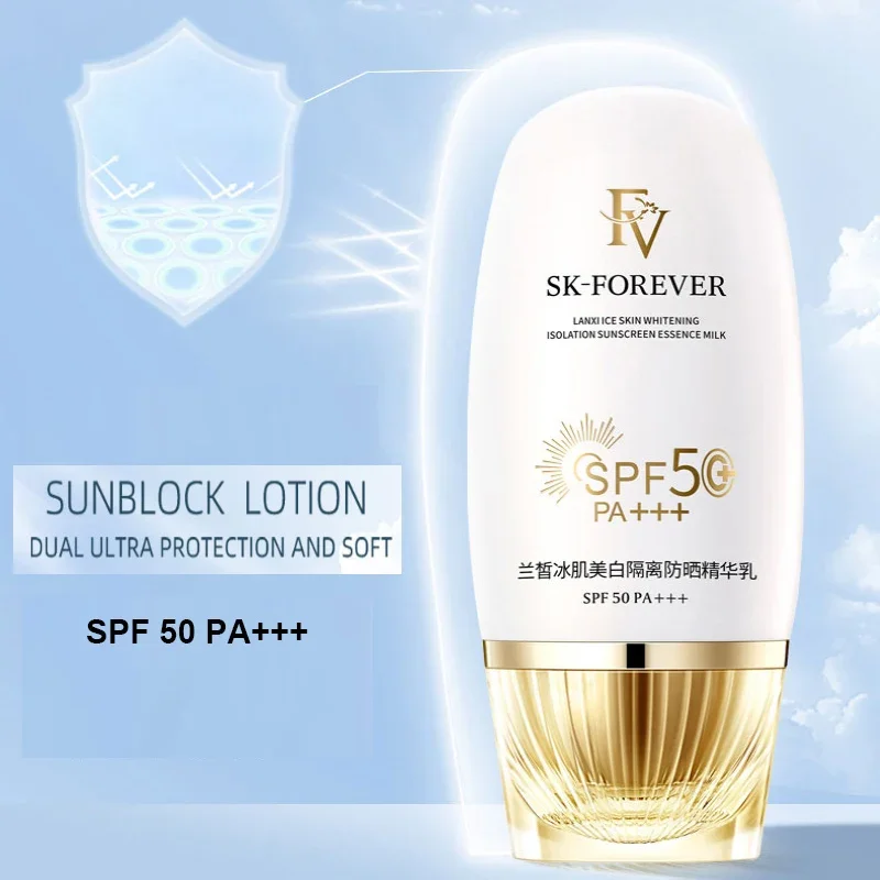 

FV Facial Body Sunscreen Whitening Sun Cream Milk UV Sunblock Skin Protective Cream Anti-Aging Oil-control Moisturizing SPF50+