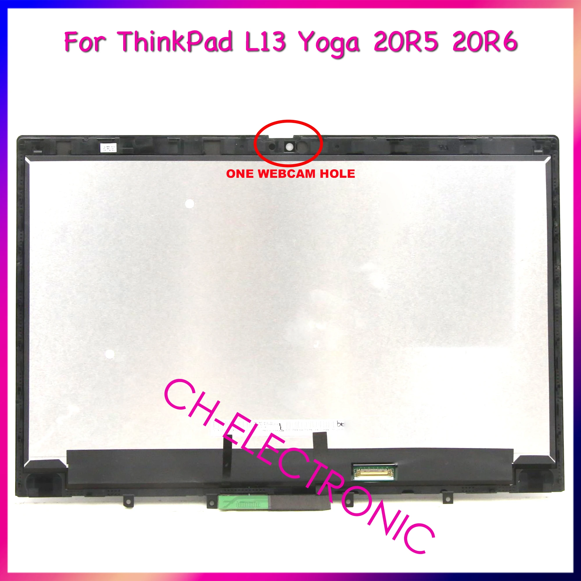 LCD ġ ü  Ʈ г ũ,  ũе L13 䰡 20R5 20R6 5M10W64464 , 13.3 ġ