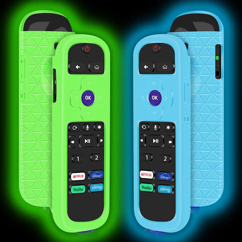 Silicone Protective Case For Roku TV Series Remote Control
