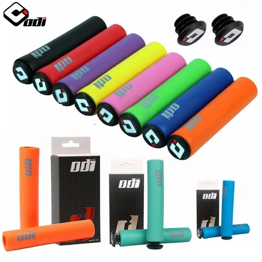 Bicycle Handlebar Grips MTB Folding Bike Cover Silica Gel Foaming Including Plug Bicycle Parts