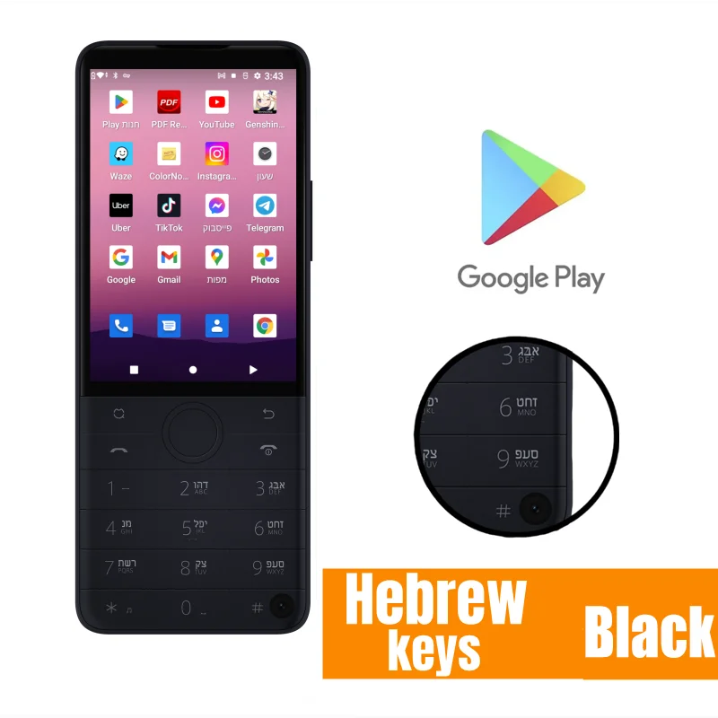 New Qin F22 Pro Smart Touch ScreenPhone Wifi 5G+3.5 Inch 4GB 64GB