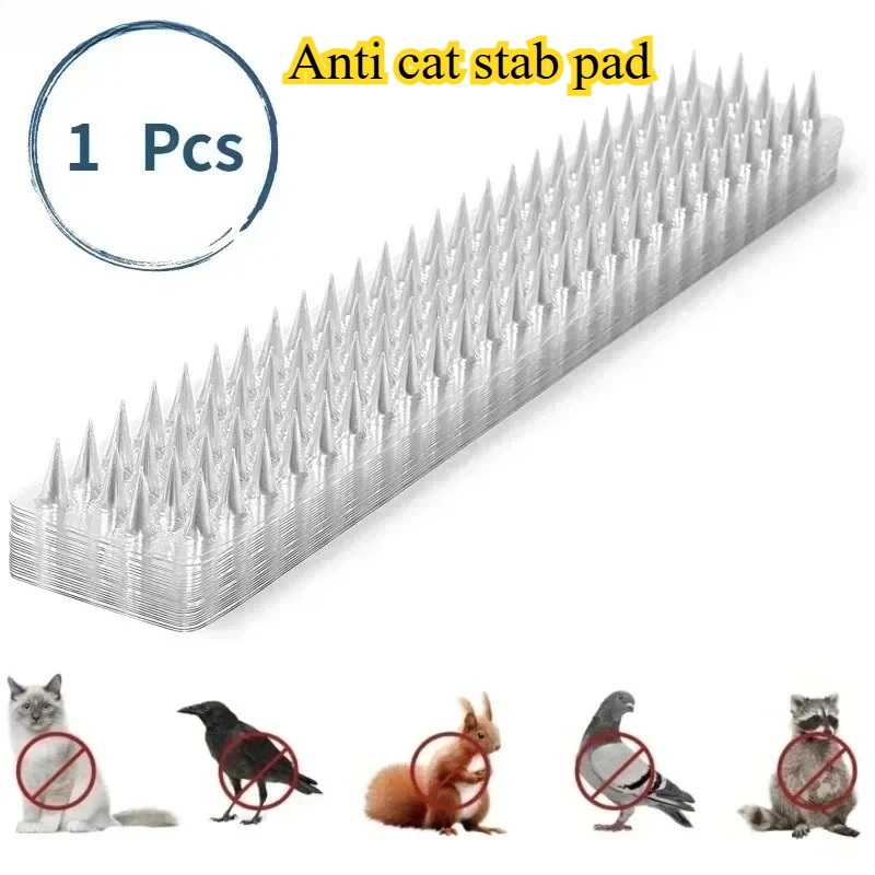 2Pc Plastic Bird Repeller Spikes Fence Wall Cat Anti Pigeon Spikes Anti-bird Outdoor Squirrel Garden Fences Animal Repellent