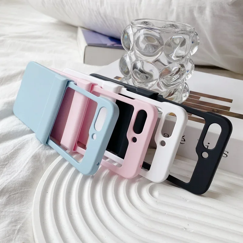 Silicone Anti-Drop Shockproof Phone Case with Hinge Protection