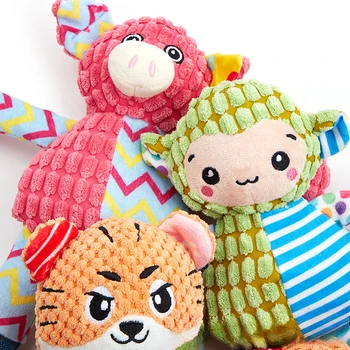 New Pet Toy Dog Plush Toys Interactive Bite Grinding Teeth Clean Teeth Bite Resistant Vocal Animals Pet Supplies 6