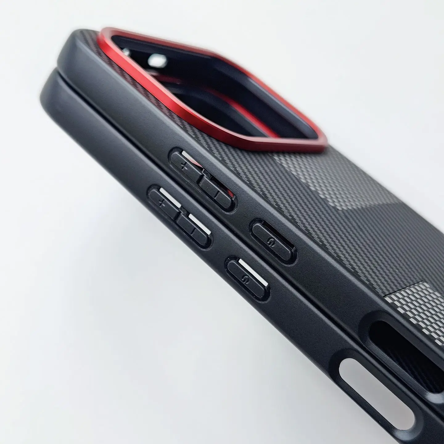 Luxury Kevf Textured Leather Anti-Slip Shockproof Phone Case