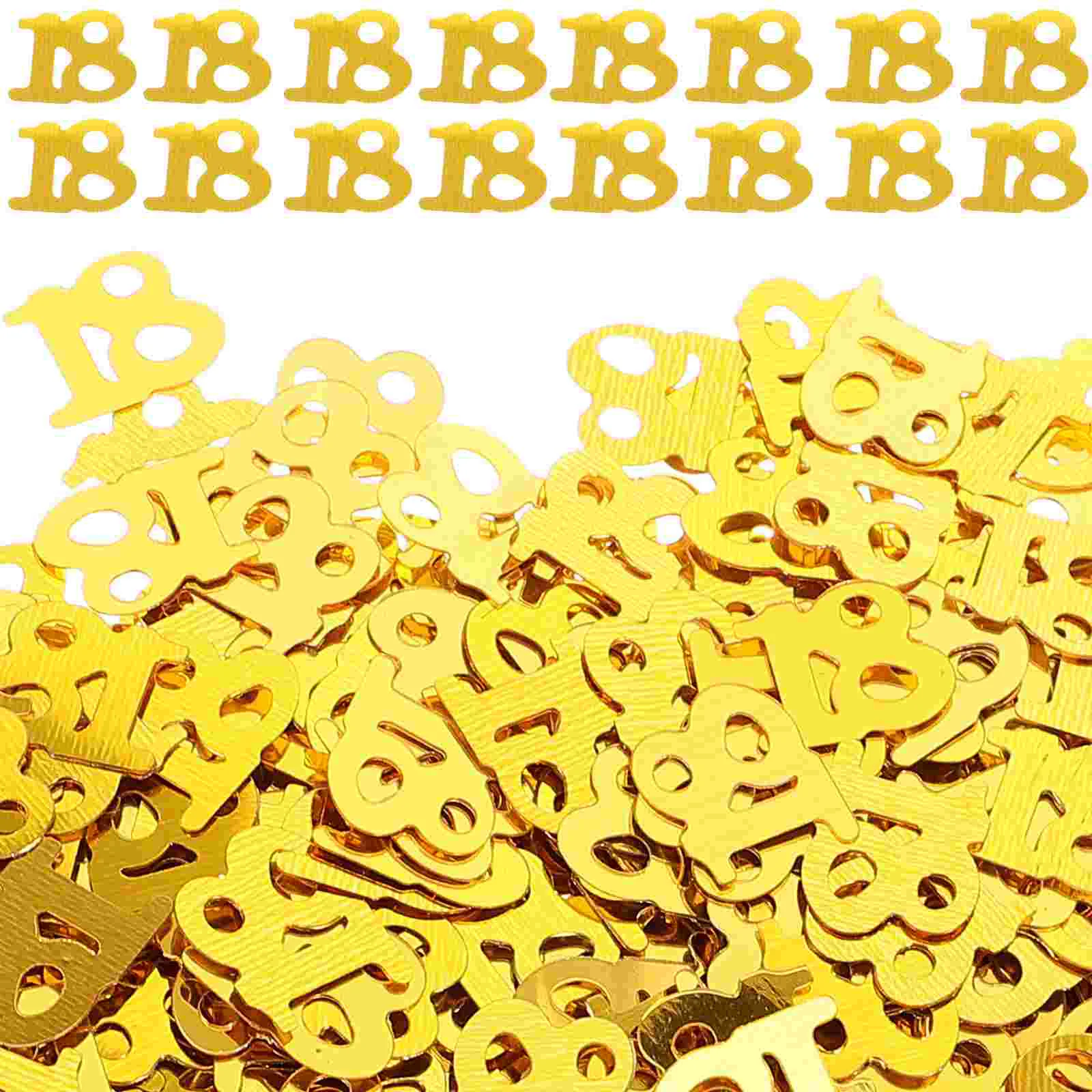 

600 PC Number Confetti Birthday Table Wedding Favors Cake Decorations Commemorate