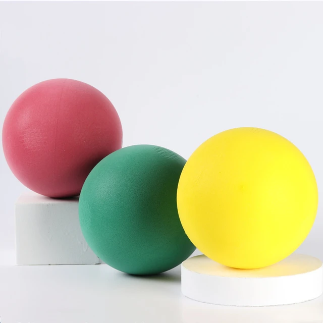 18CM Mute Ball Baby Outdoor Toy Solid Sponge Soft Elastic Ball