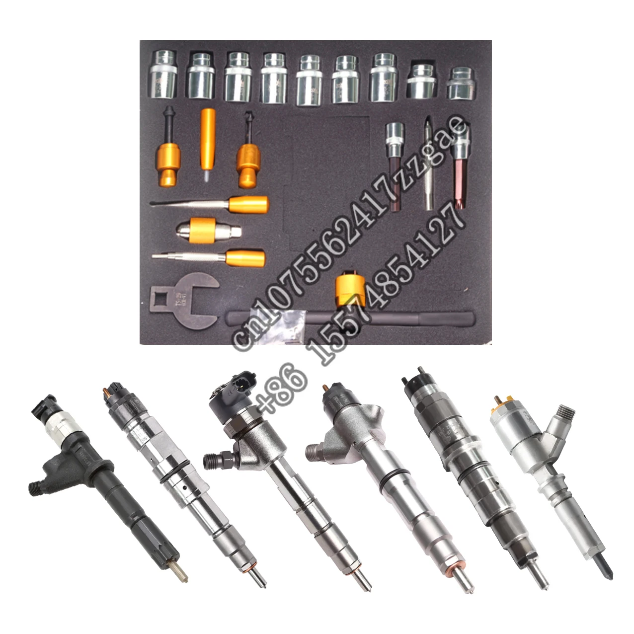

ZQYM common rail fuel injector torque wrench hand spanner wrench socket wrench tool for repair crdi removal tool kit