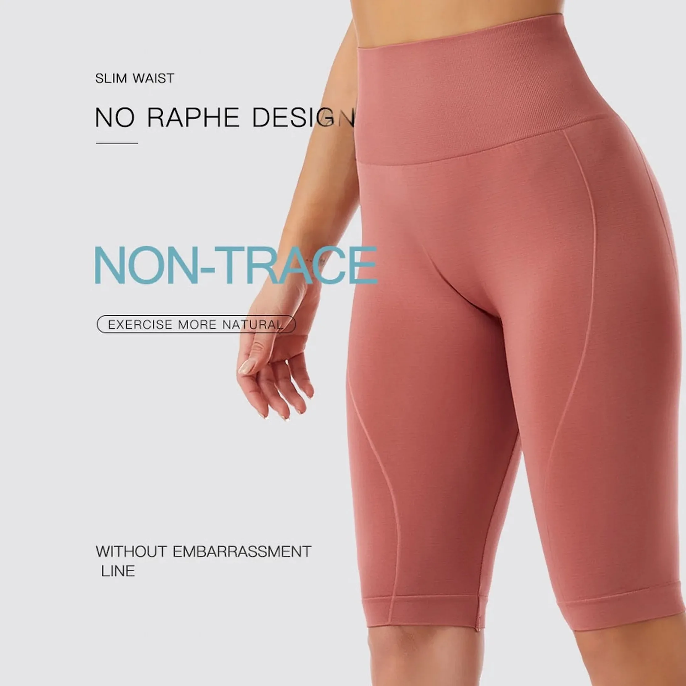 High Waist Sports Biker Shorts Women Naked Feeling Workout Push Up Leggings Tummy Control Yoga Running Fitness Gym Slim Pants sports shorts