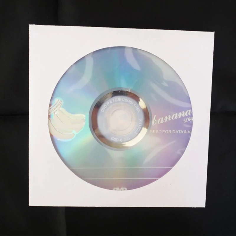 50 sleeves Mini Paper CD DVD Flap for Case Cover Envelope cd dvd storage bag,cd dvd storage case,record protective sleeves