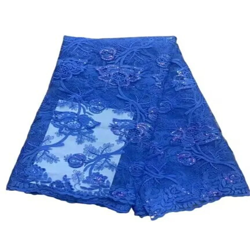 

Африканская кружевная ткань высокого качества, кружево, камни, вышивка, тюль, кружевная ткань, Африканское кружево 5 ярдов для фотографий FLJ28