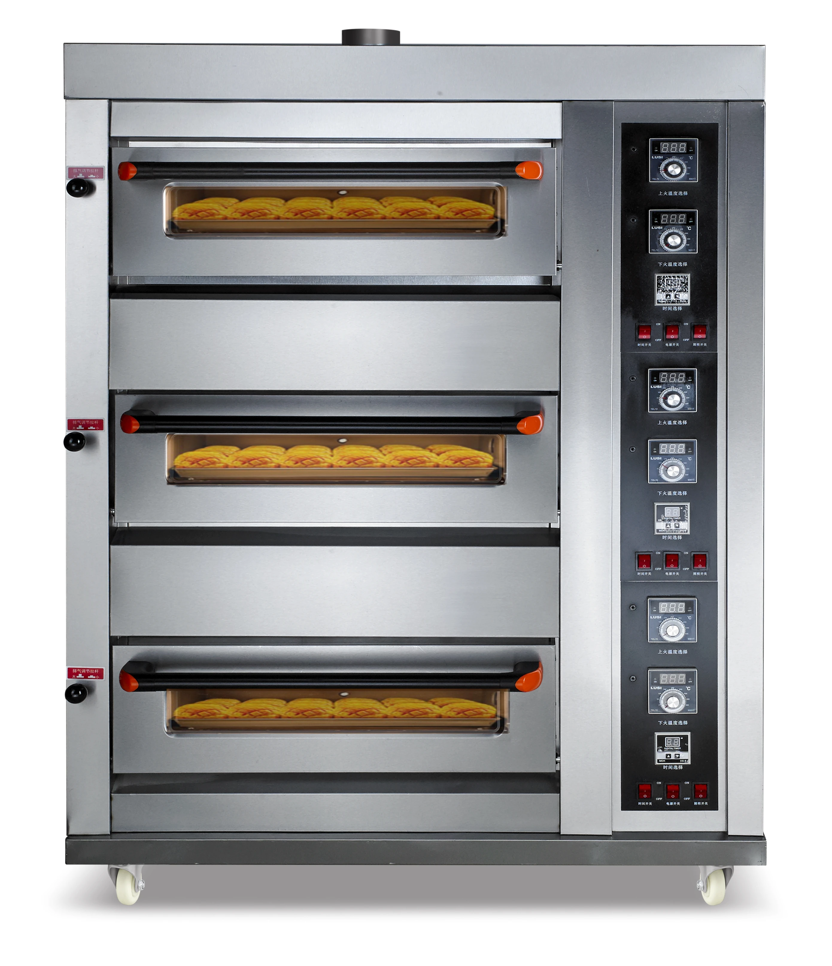 5-5D Commercial Pizza Bread Philippine UK Pastry Cake Electric 5 Deck Oven Bakery Five Trays 5 Layer Price Horno Baking Oven