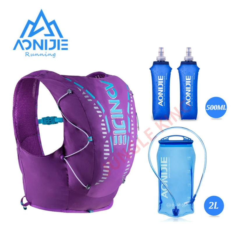 

AONIJIE C962S C962 Update 12L Sports Off Road Backpack Running Hydration Bag Vest Soft For Hiking Trail Cycling Marathon Race 2L