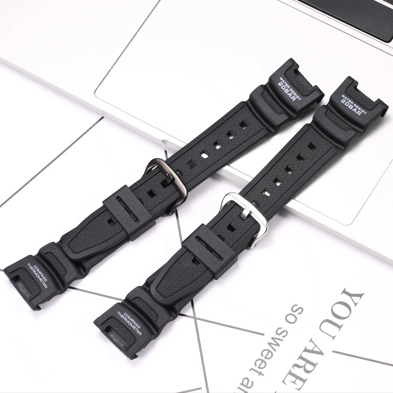 Durable Resin Sports Watch Strap - Men's Waterproof Replacement Accessory