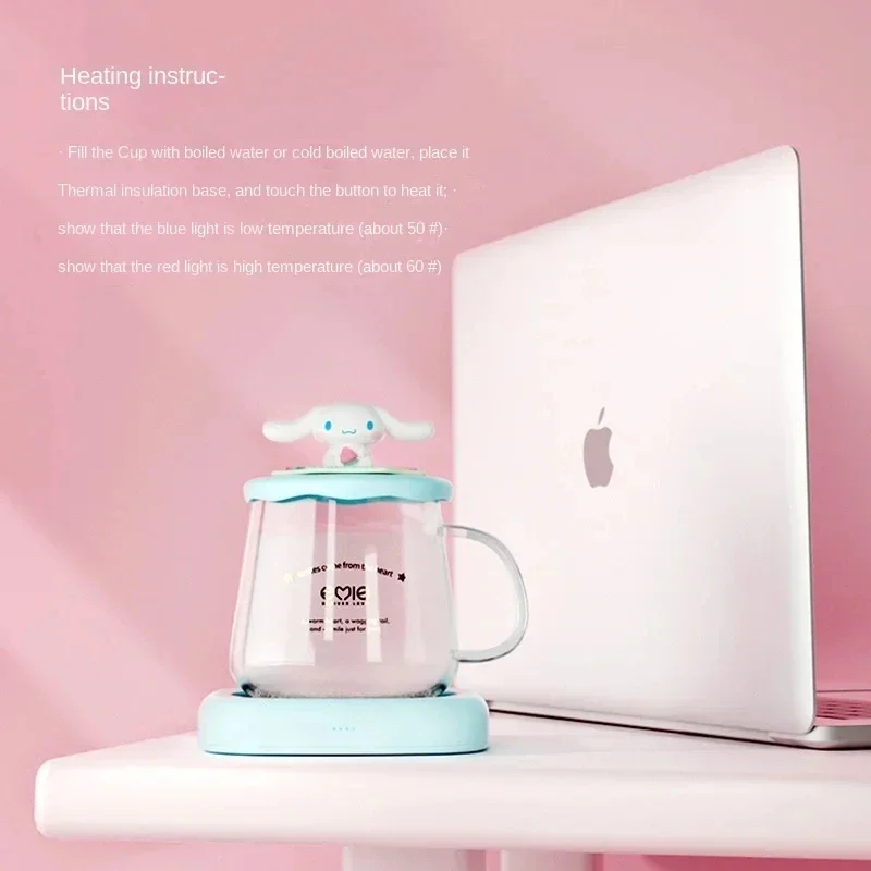 New USB Warmer Cup Hot Drinks Cup Door Mat Insulation 55&deg;C Heated Heating Stand Office Beverage Thermos Mug