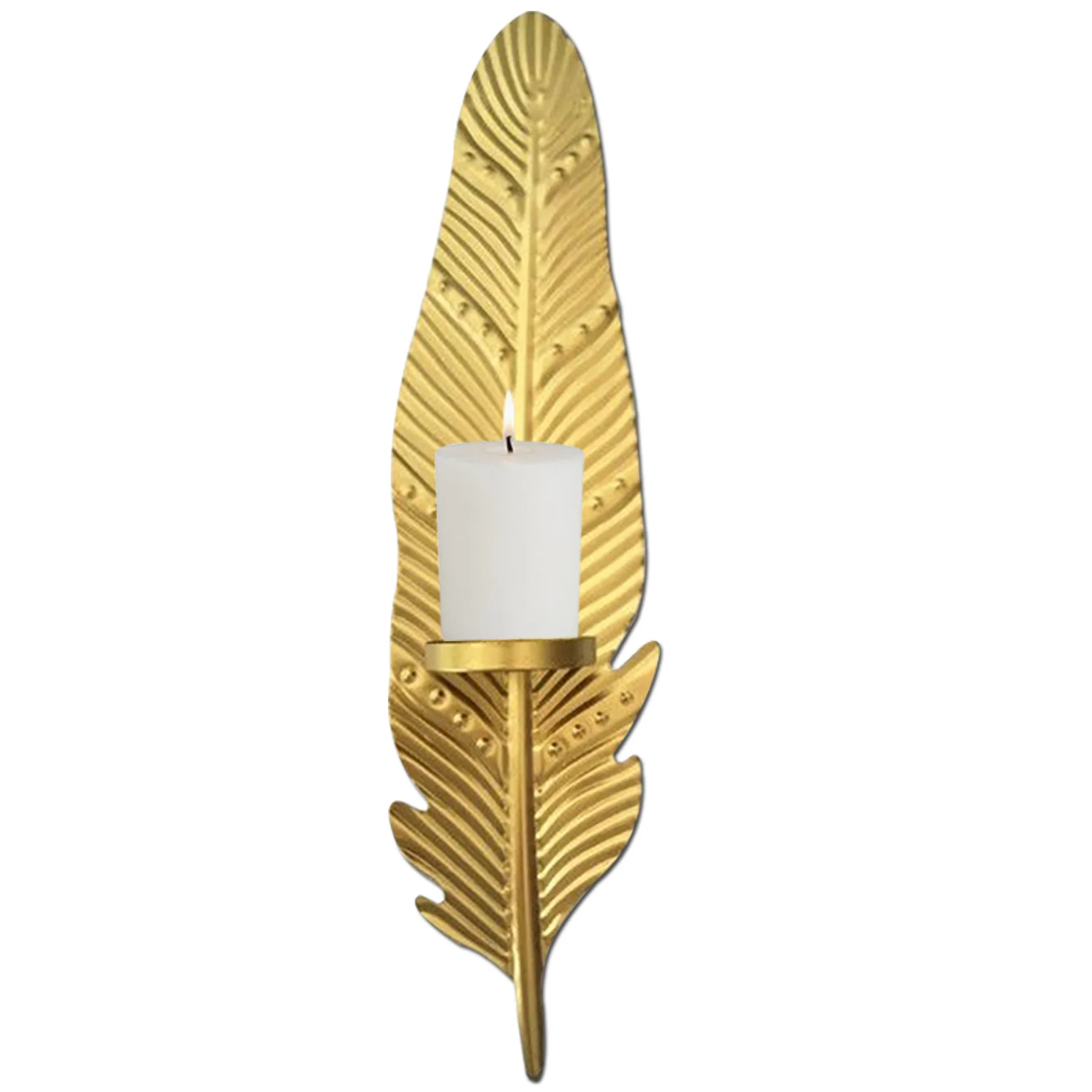 Metal Wall Candle Sconce Holder Golden Leaf Wall-Mount Tea Light Holders  Stand Ing Wall Sconces Decor With Beautiful Wrought - AliExpress, image size:1601x1601
