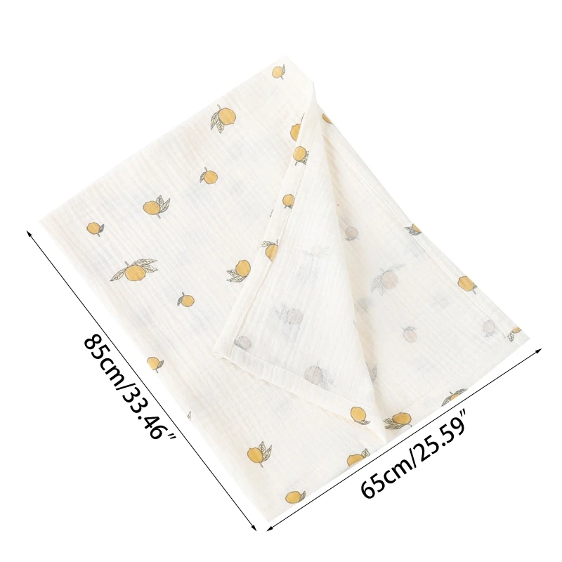1Pc  85x65CM Upgraded Swaddle Blanket Cotton Muslin Blankets for Girls & Boys Baby Receiving 2