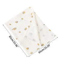 1Pc  85x65CM Upgraded Swaddle Blanket Cotton Muslin Blankets for Girls & Boys Baby Receiving 2