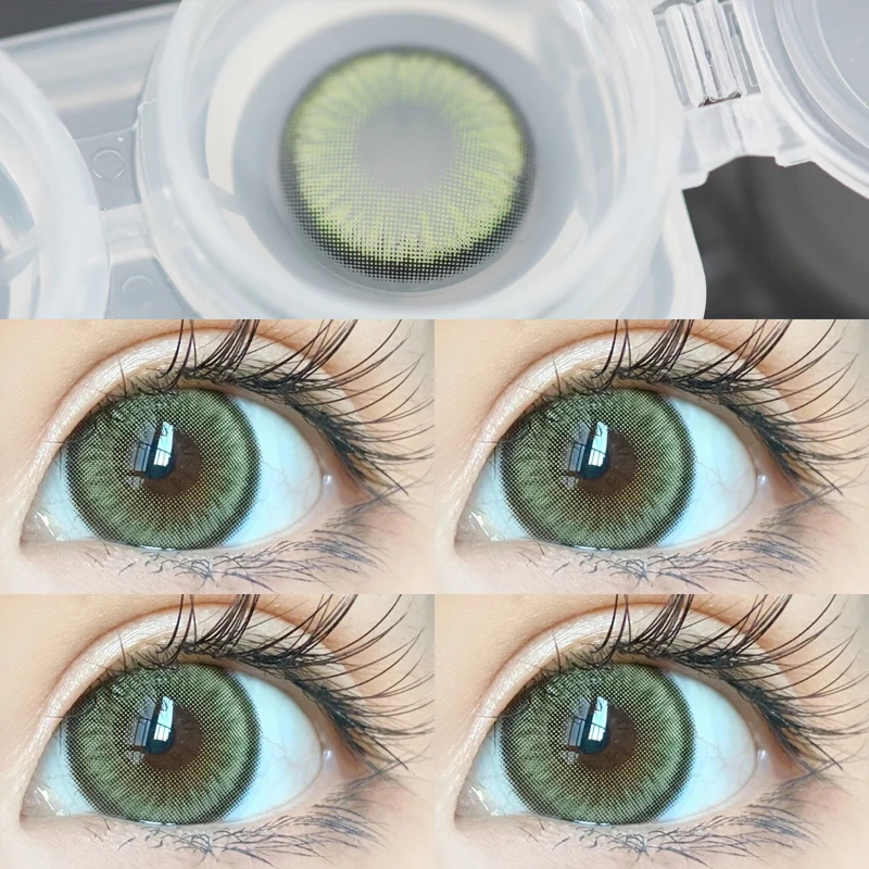 Vibrant Green Prescription Contact Lenses - Natural Look, Fast Delivery
