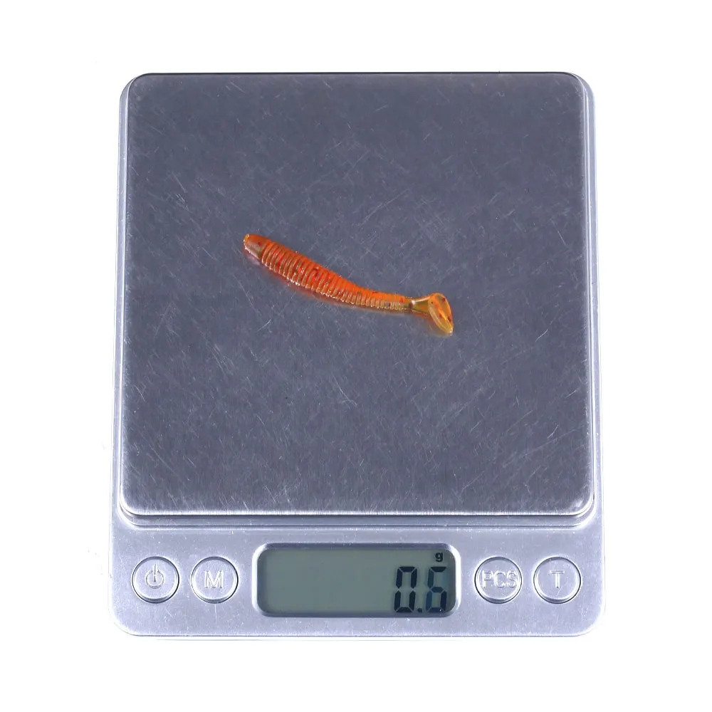 Hengjia 50 / 4.5CM Small Soft  Swimbait T Tail Ǹ ̳ Wobbler  Ŭ   ׾ Bass ũ