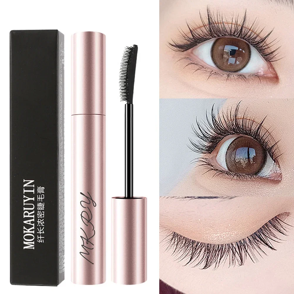 Black Waterproof Mascara For Lengthening And Volume Lashes_voghion.com