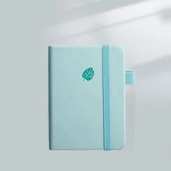 Compact A7 Pocket Journal with 100 Sheets for Versatile Use in School, Office, or Home (Light green)