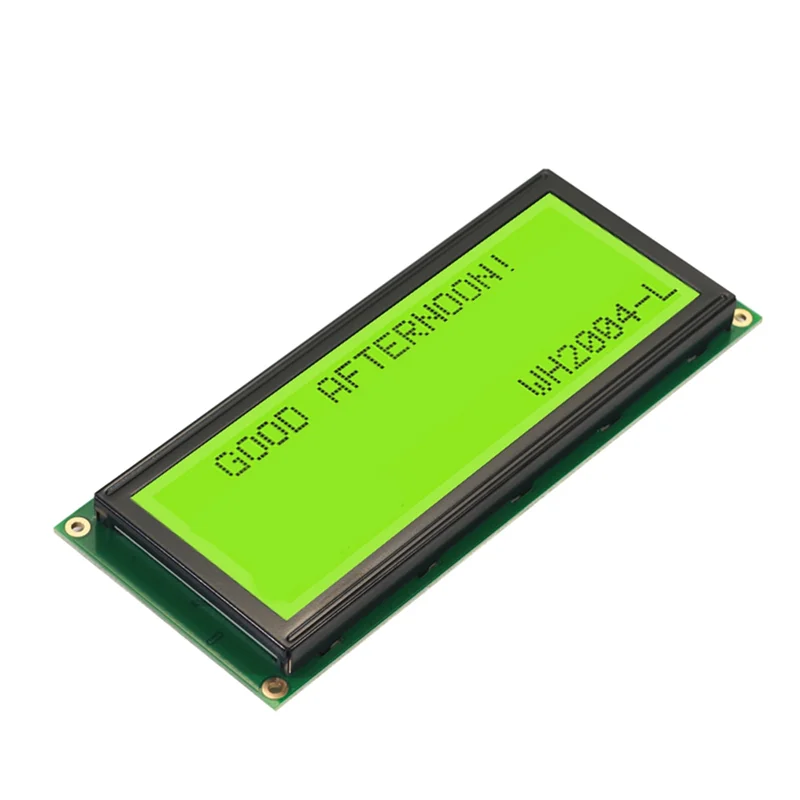 [NEW A09R】 WH2004L 20X4 Gharacter 대형 COB 5V 노란색 녹색 화면 LCD 디스플레이 모듈 20X4 해상도