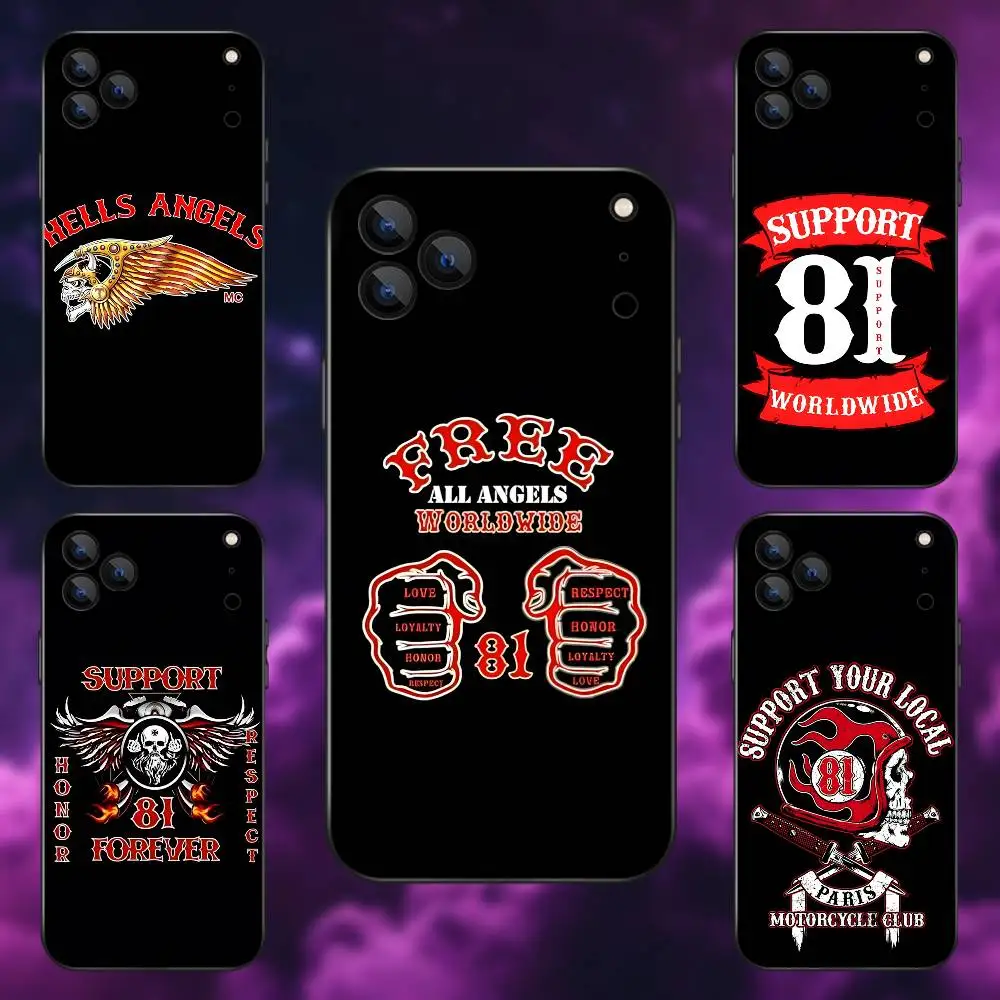 Coques Téléphone Hells Angels 81 - Support Motard MC
