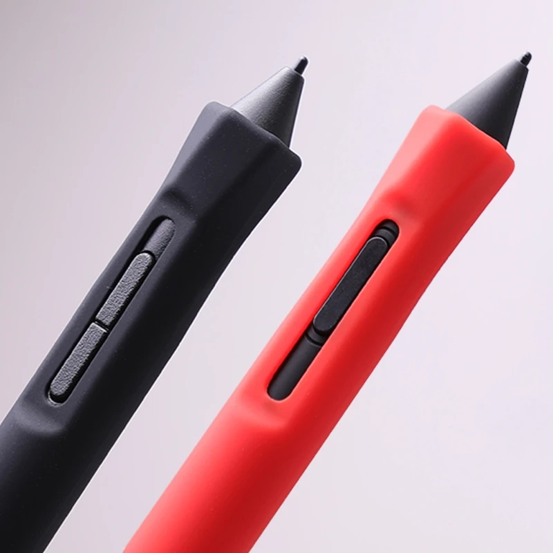 Silicone Pen Grip Holder Protective Case Ergonomic Tablet Pen Protective Sleeve for Wacom-LP-171-0K LP-180-0S LP-190-2K