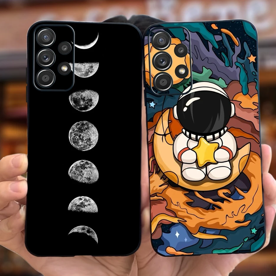 Cute Cartoon Shockproof Soft TPU Phone Case in Pastel Design