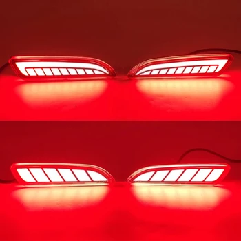 2PCS LED Rear Reflector Lights for Toyota Corolla Cross 2020–2022 – Fog, Brake & Dynamic Turn Signals