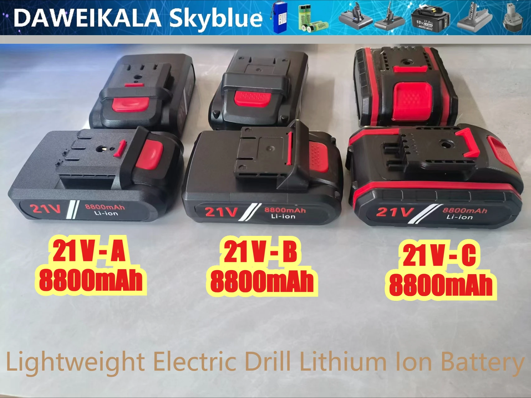 2026New21VABC8800mahRechargeableLithiumBatteryforElectricToolsLightweightElectricDrillLithiumIonBattery-AliExpress44