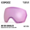 COPOZZ Replacement Ski Goggles Lens For Model 21101 Anti-fog UV400 Spherical Ski Glasses Snow Goggles Eyewear Lenses (Lens Only) 4