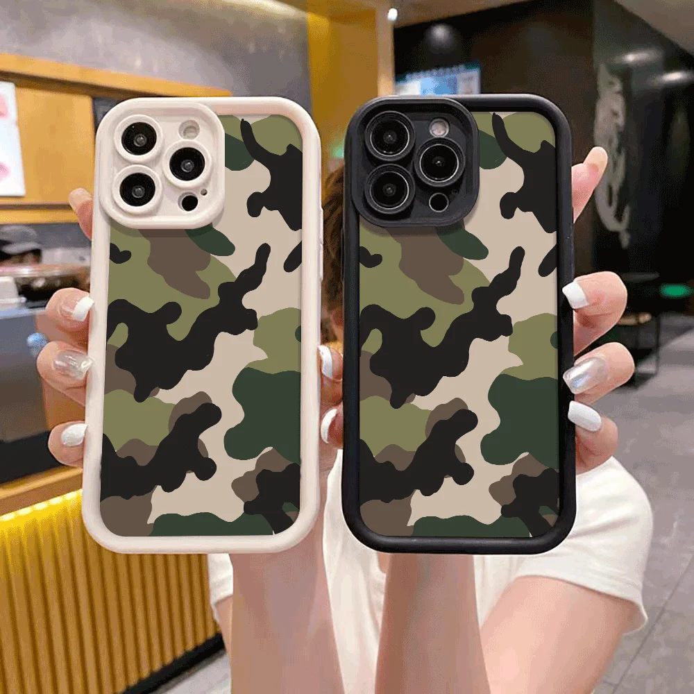 Camouflage Shockproof Anti-Slip Phone Case - Soft TPU Cover