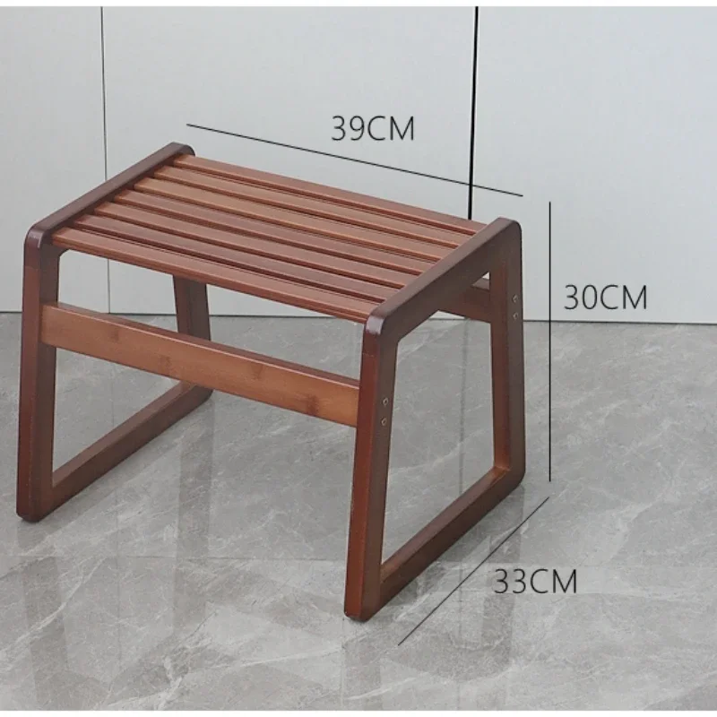 Wooden Bathed Bathroom Chairs Stepping Drainage Supplies Bathroom Stools Multifunction Home Furniture CM50YS, woven chair