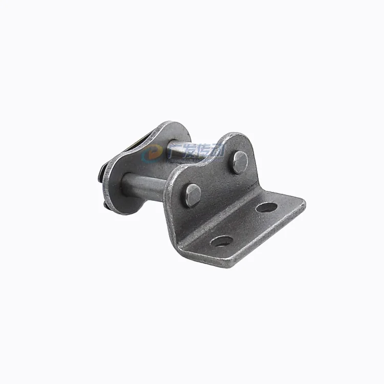 1pcs Full Buckle Chain Buckle Single-side Double-hole Bent Plate Conveyor Driving Chain 08B /10A /12A