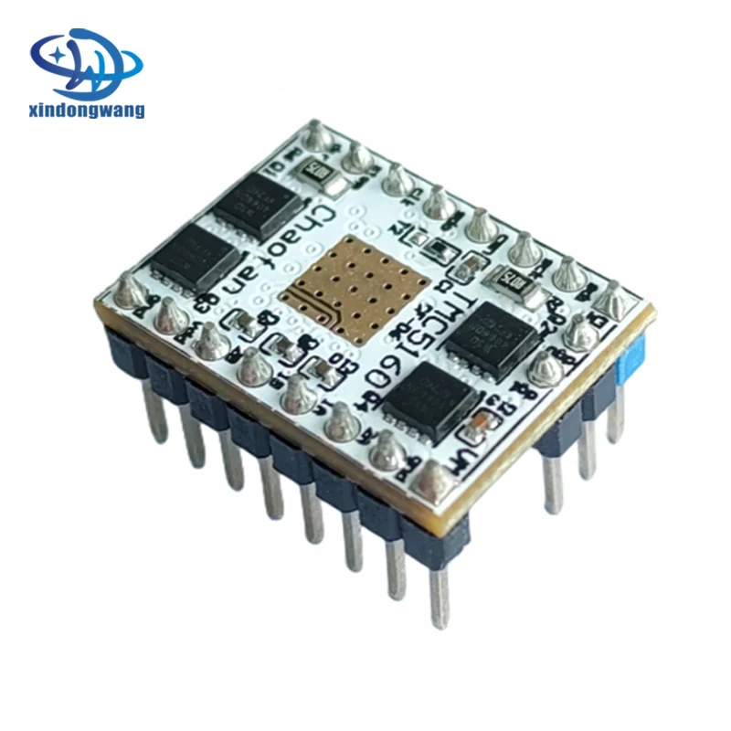 TMC5160 Stepstick Module Stepper Motor Driver Super Silent With Heatsink For 3d Printer Parts Skr2 MKS tmc5160 stepper motor driver spi stepstick super silent high power 3d printer parts for mks skr 2 board