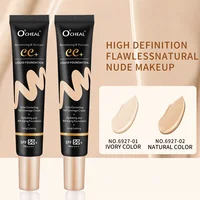 Ocheal 30g BB/CC sunscreen Cream SPF 50/PA+++ Facial Liquid Foundation Cream Anti-Aging Long Lasting Full Coverage Cream Powder 1