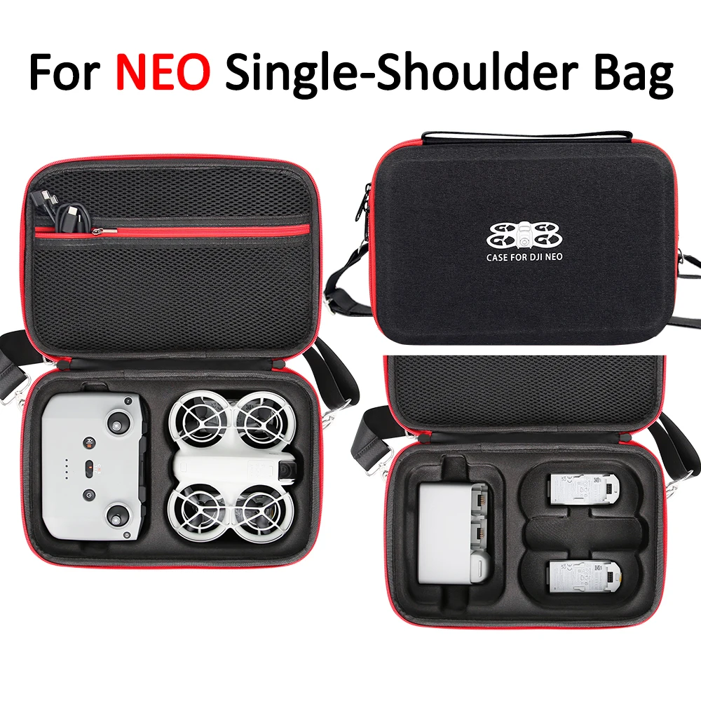 For DJI NEO Storage Bag DJI Rc-N3 Remote Controller Portable Carrying Box Black Case Handbag Smart Controller Accessories Case