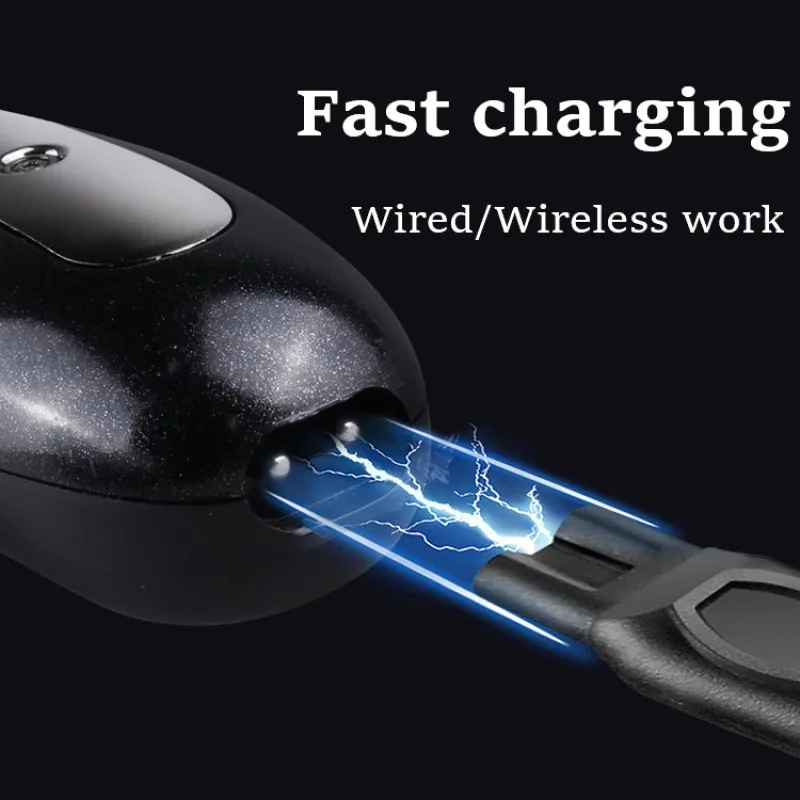 KEMEI KM-1407 Rechargeable Electric Nose Hair Clipper Multifunctional Men Hair Trimmer Professional Electric Shaver Beard Razor