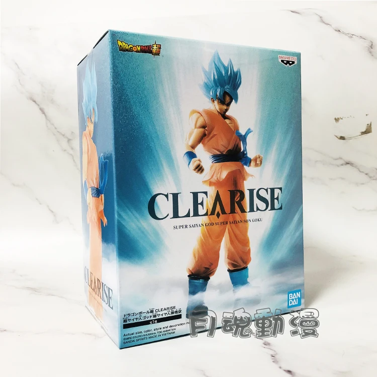 thumbnail image 1 of Bandai Original Banpresto Anime Dragon Ball Z Clearise Super Saiyan Vegetto Action Figures Collection Model Toys Collectible, 1 of 5