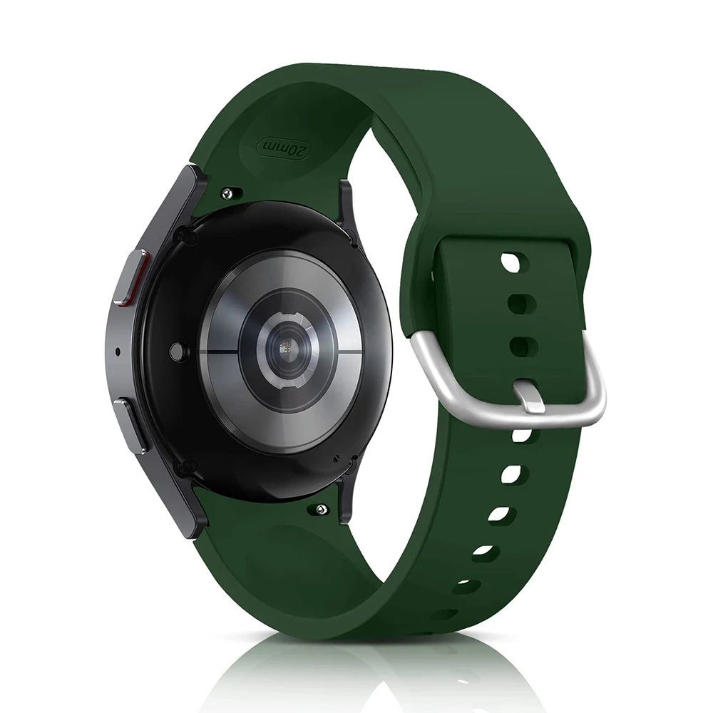 20mm Silicone Smartwatch Strap - No Gaps Design Bracelet