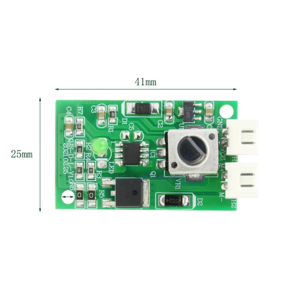 

PWM Motor Fan Speed Control Board 10A DC7V-12V Stepless Motor Speed Governor Module 30-100% Speed Range Speed Regulation Module