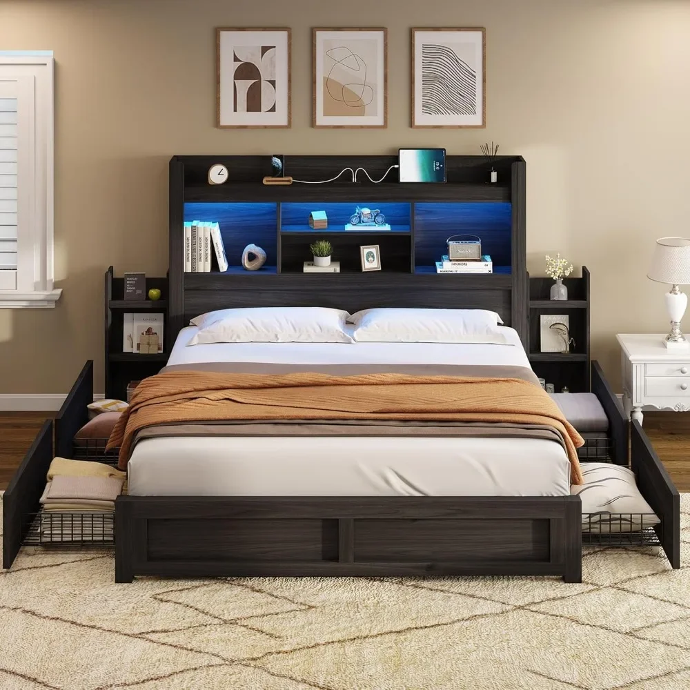 Cream Velvet Upholstered King Headboard California King Headboard,Tufted Headboard King Bed Full Bed,Modern Vertical Channel 2