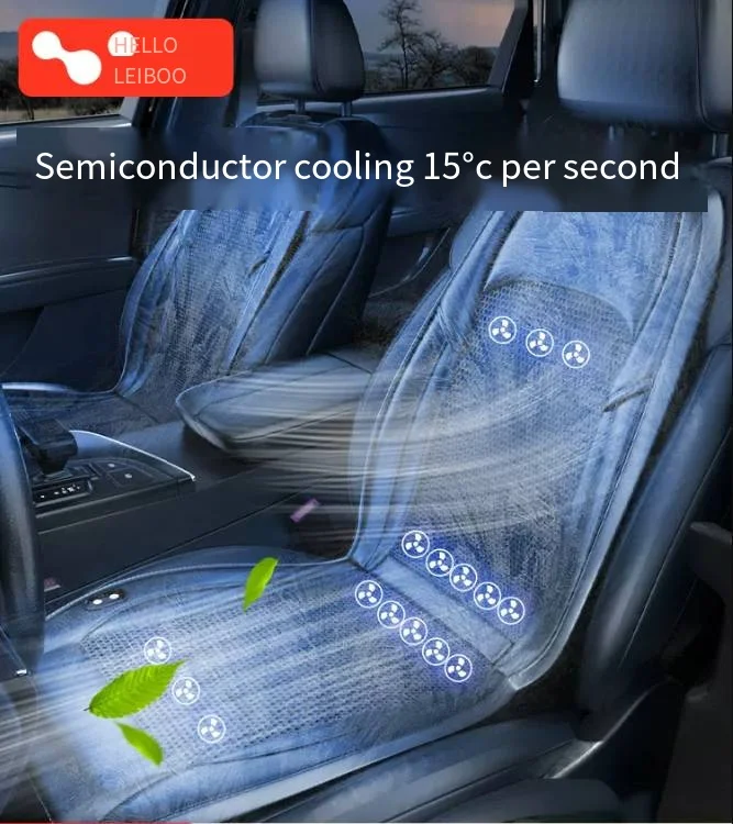 Simracing Sim 2V/24V Car Cool Air Seat Cushion Fan Blowing Cool Summer Ventilation Cushion Seat Car Cooling Pat