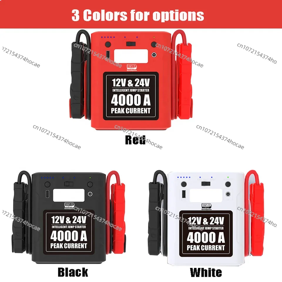최신형 56000mAh 4000A 헤비듀티 hd3000 800a 3000a 차량 점프 스타터 12v 24v