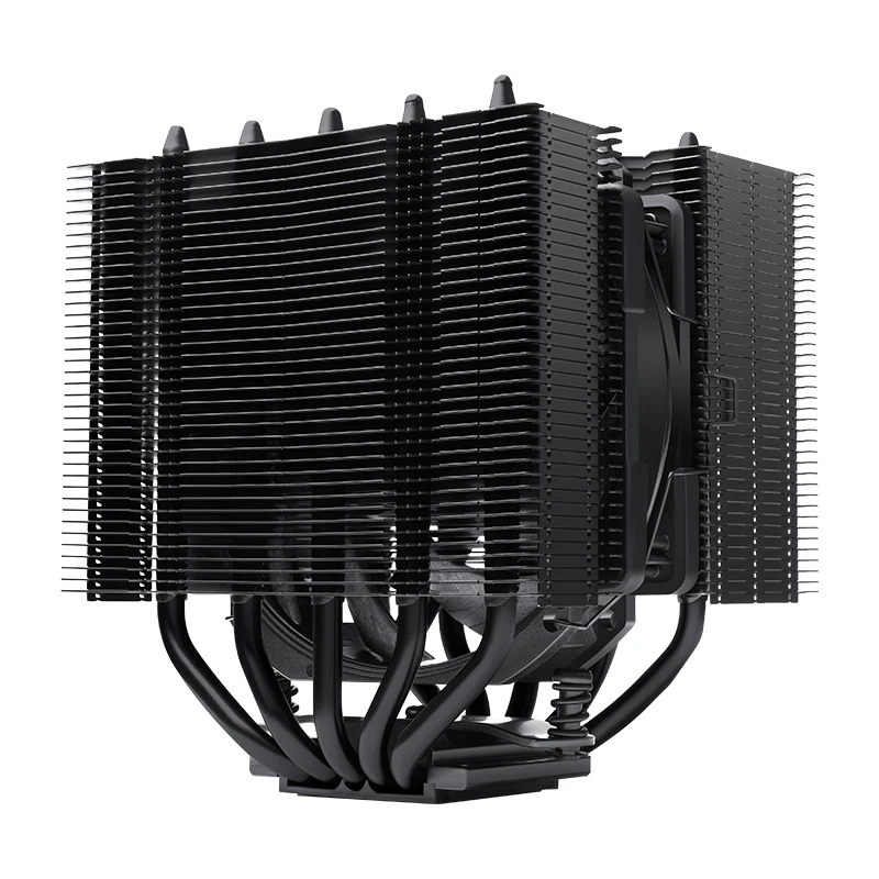 NH-D12L chromax.black double tower 5 heat pipe reflow soldering, double tower single fan