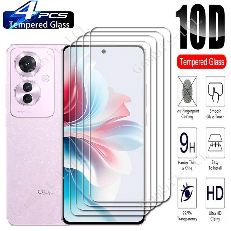4PCS Tempered Glass Screen Protector for 6.7'' Smartphones - Premium Protection Cover Film