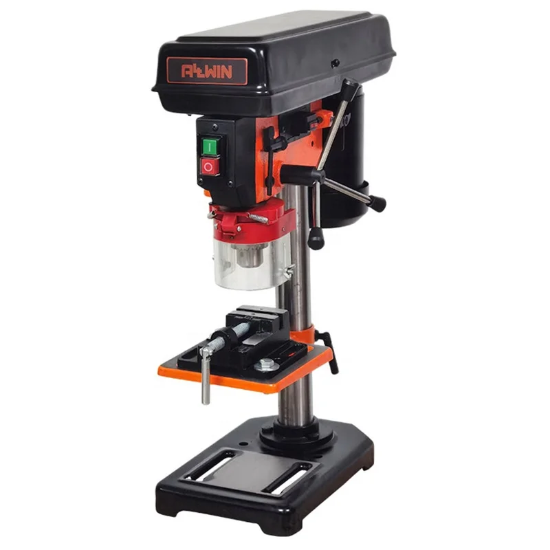 Hot Selling 110V-240V Woodworking 268*190mm base drilling machine 5 speed bench top drill press