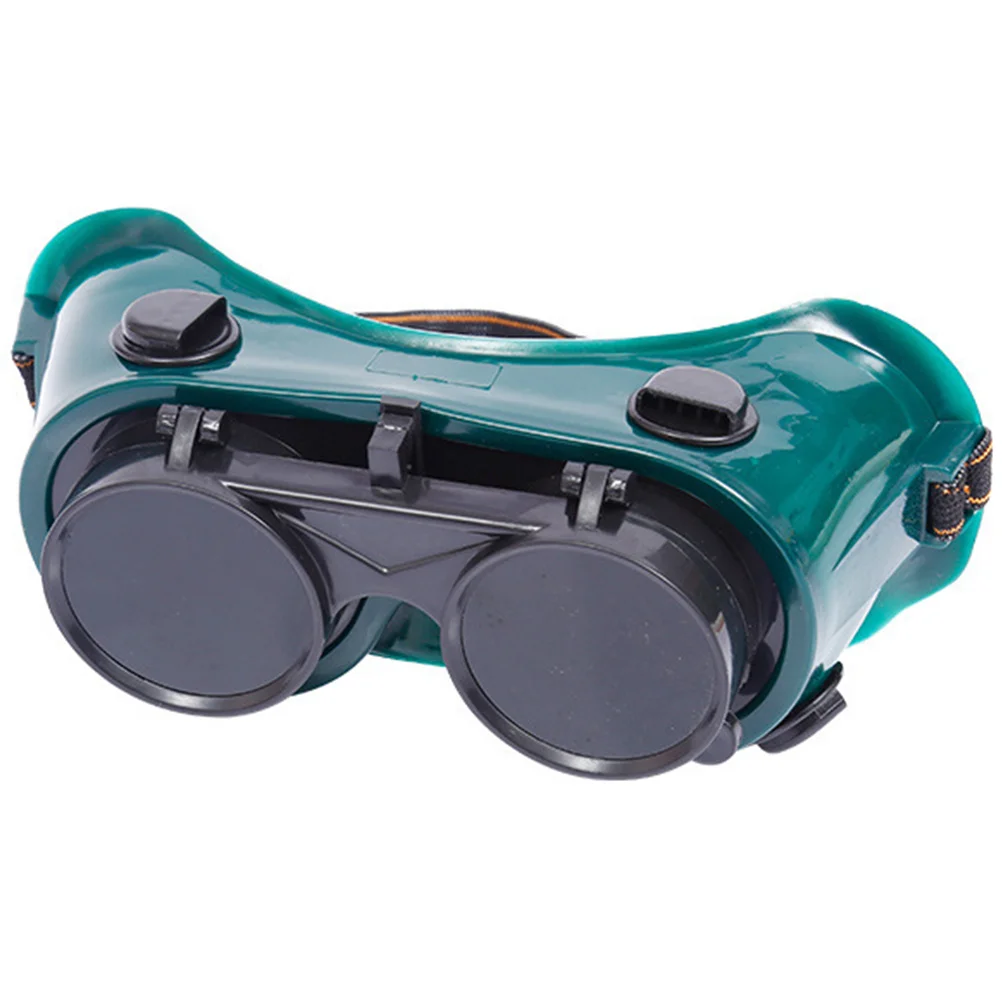 1 Pair Welding Goggles Welder Eye Protection Glasses Flip-up Safety Glasses
